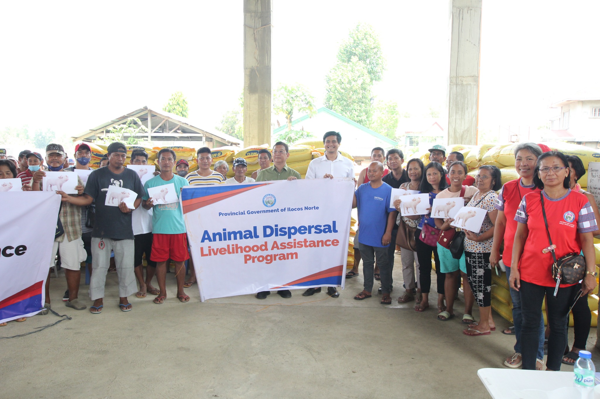 DISTRIBUTION OF SWINE AND FEED FROM PGIN