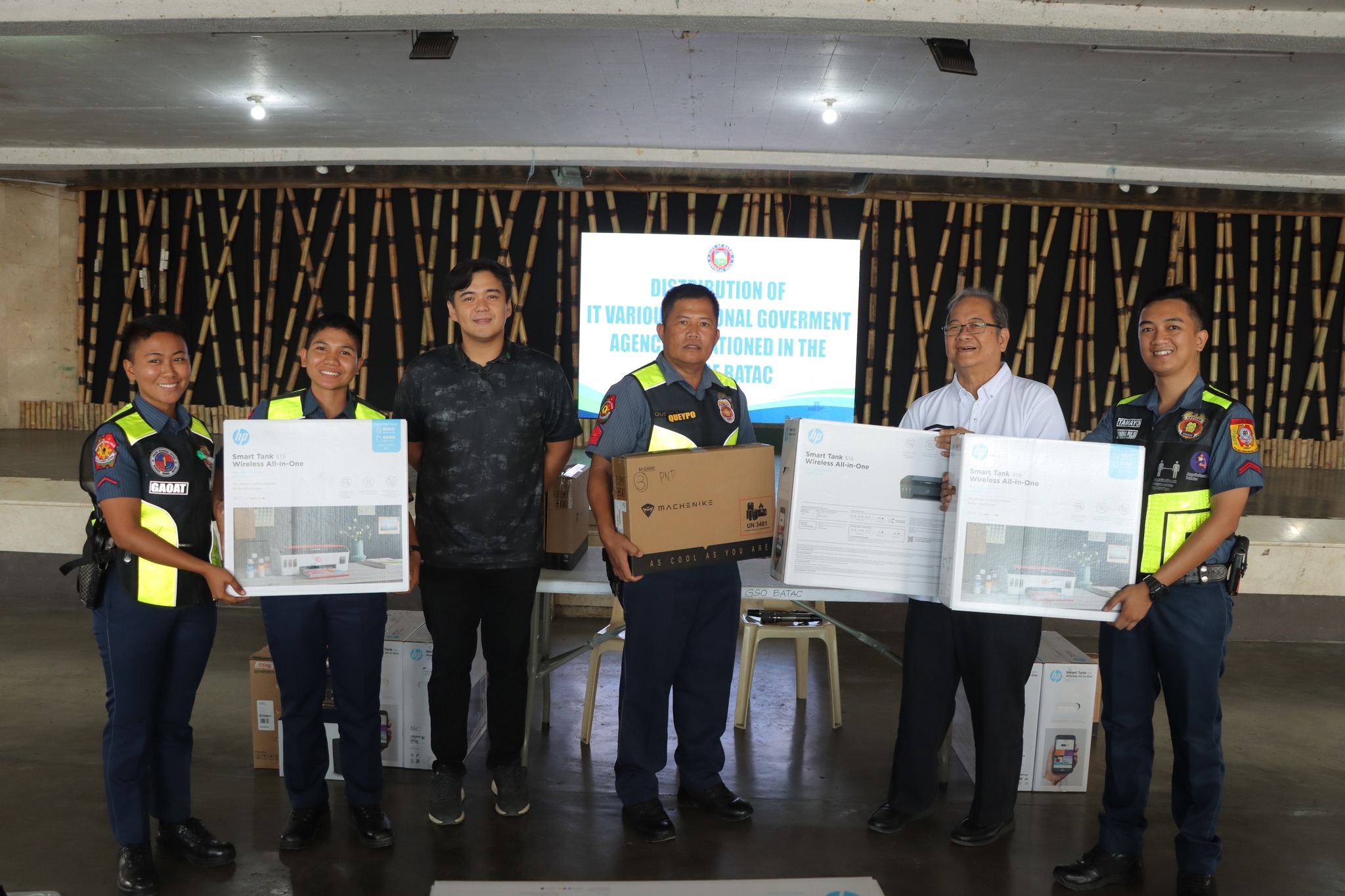 CGB DISTRIBUTES IT EQUIPMENT TO NGAs