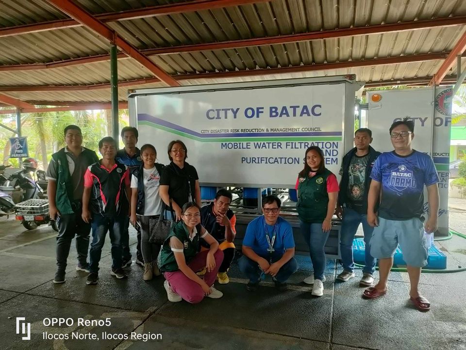 BATAC MOBILE WATER FILTRATION AND PURIFICATION SYSTEM RECEIVES DOH APPROVAL FOLLOWING SUPER TYPHOON EGAY