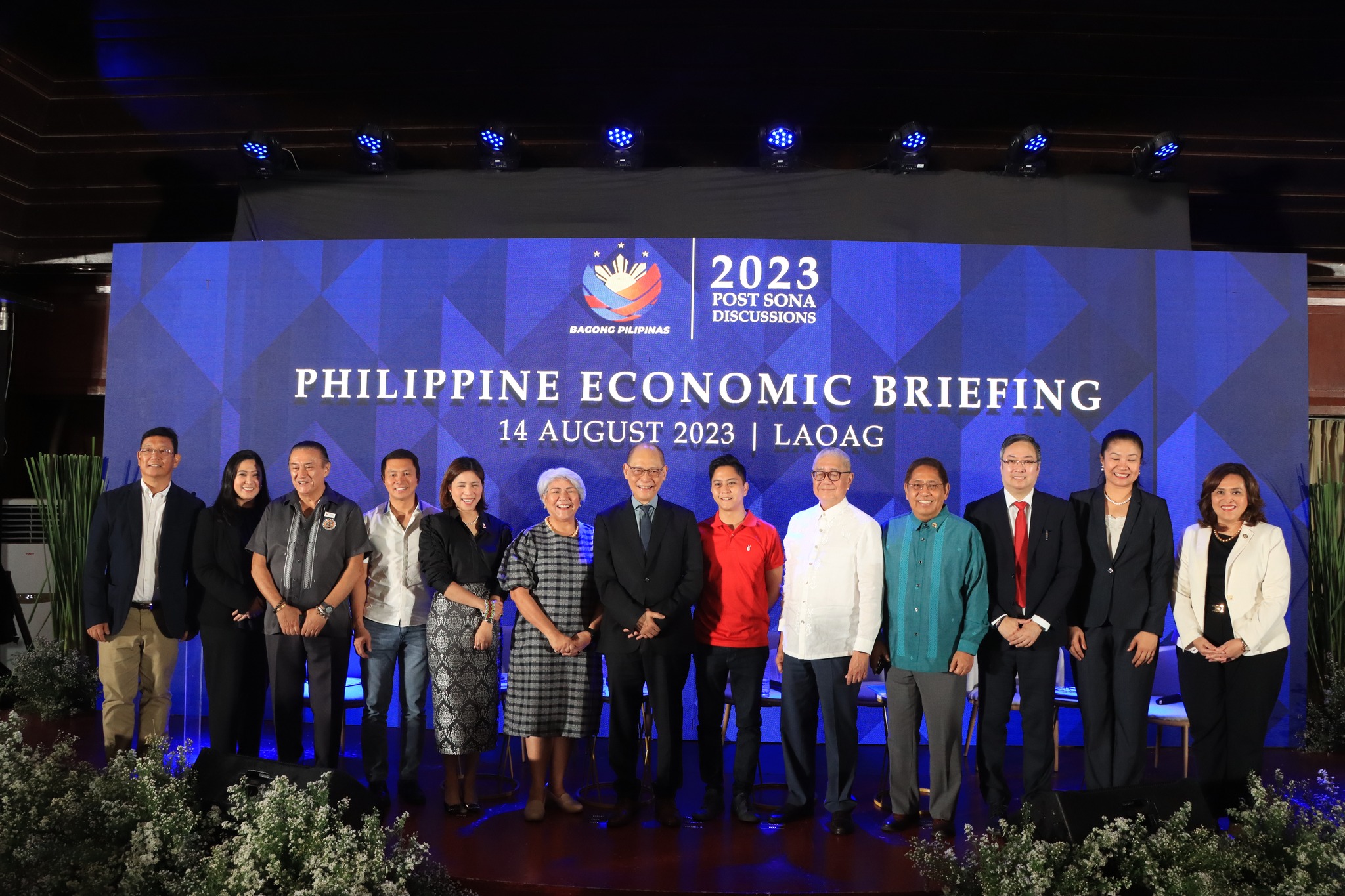 IN PHOTOS | Mayor Albert D. Chua joined national and local officials in the Philippine Economic Briefing (PEB) held today at the Fort Ilocandia Resort Hotel, Laoag City