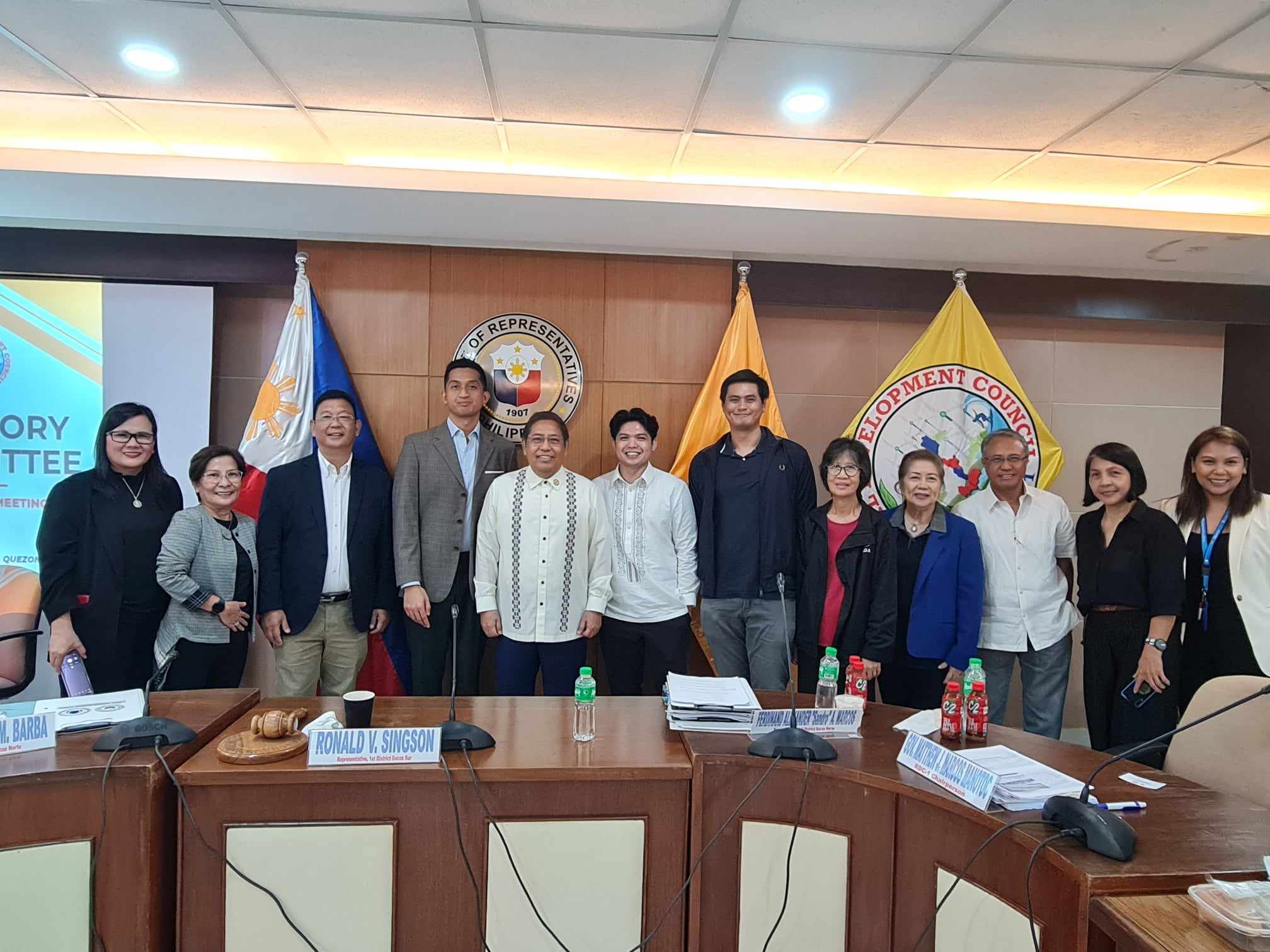 Mayor Albert D. Chua joined the 2nd Advisory Committee (AdCom) of the Regional Development Council (RDC-1) headed by Gov. Matthew Marcos Manotoc at the House of Representatives on September 27, 2023.
