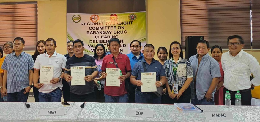 FOUR BARANGAYS ACHIEVED DRUG-CLEARED STATUS