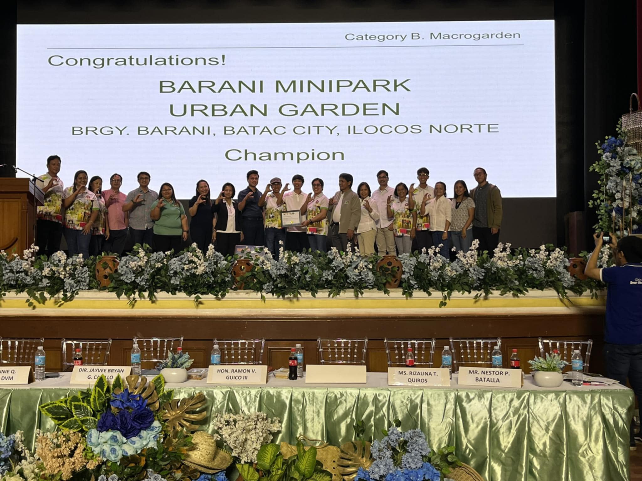 BARANI MINPARK URBAN GARDEN, CHAMPION IN REGIONAL SEARCH FOR BEST URBAN GARDEN