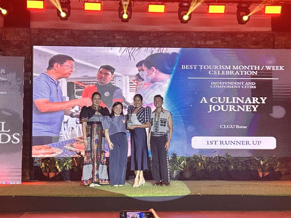 CITY OF BATAC AWARDED FIRST RUNNER UP IN THE BEST TOURISM MONTH CELEBRATION AT THE 2024 ATOP PEARL AWARDS