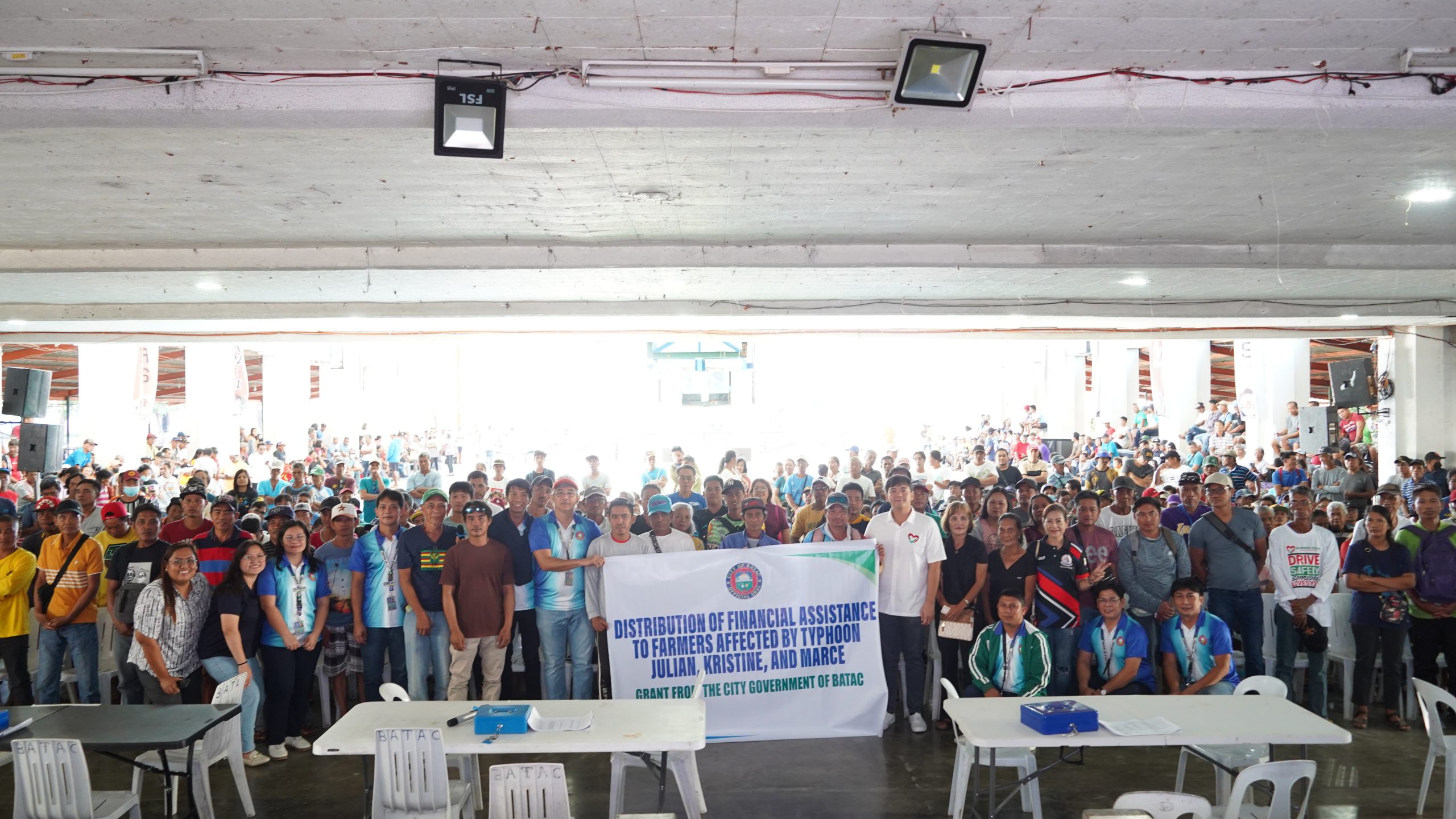 CGB DISTRIBUTES FINANCIAL ASSISTANCE TO FARMERS AFFECTED BY TYPHOONS JULIAN, KRISTINE, AND MARCE