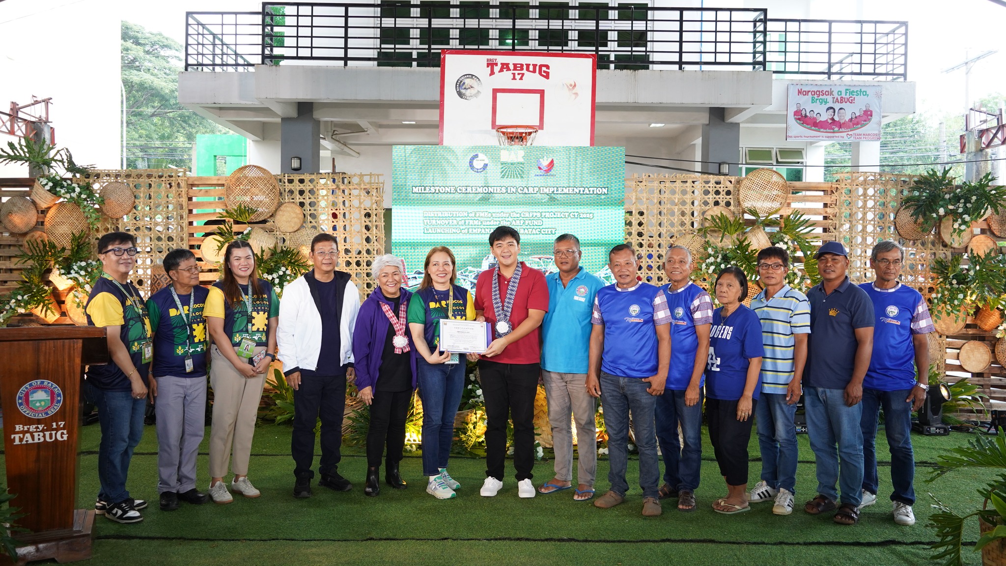 CITY OF BATAC HOSTS MILESTONE CEREMONIES IN CARP IMPLEMENTATION